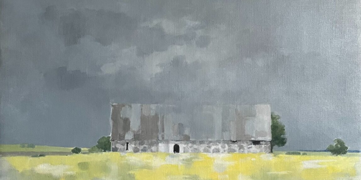 "Himmelstak" olja Ingela Jarlsson